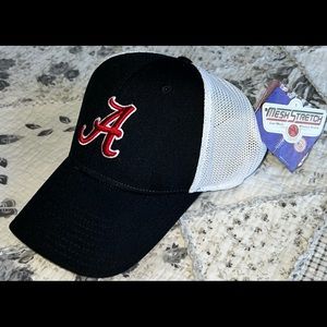 SOLD! American Needle Alabama Crimson Tide Mesh Stretch Fitted Trucker Hat Small